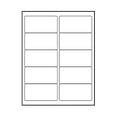thumbnail image 1 of Premium Label Supply Etiquetas adhesivas blancas para direcciones, 2 x 4 pulgadas, compatibles con láser/inyección de tinta (10 etiquetas/hoja), 100 hojas en total, 1000 etiquetas adhesivas, 1 of 5