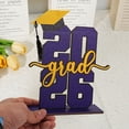 thumbnail image 4 of DAILIHIVE 2026 Graduation Party Decorations,Graduation Centerpieces For Tables 2026,Graduation Decorations Wooden Sign Senior Word Sign,Wood Grad Party Sign,Graduation Photo Props,5.9 x 7.9in, 4 of 6