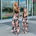 thumbnail image 3 of HAWEE Robes Maxi Assorties Maman et Moi, Haut Sans Manches Bohème à Imprimé Floral Tenues Assorties avec Poches, 3 of 7