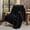 Black, variant on Faux Fur Throw Blanket Black - Big Bubble Rabbit Fluff Blanket for Couch, Small Fluffy Fuzzy Cozy Blanket, Thick Furry Plush Shaggy Blankets, 50x60 Inches