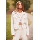 thumbnail image 5 of Conjunto Coordinado PRETTYGARDEN Camisa-abrigo y Pantalón Deportivo Beige Talle S, 5 of 8