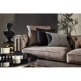 thumbnail image 6 of Enza Home Sirona Contemporary Wood & Fabric Sofa in Dark Taupe Brown, 6 of 7
