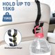 thumbnail image 4 of Gancho de plástico para asiento trasero, colgador de coche, soporte para monedero, gancho organizador de almacenamiento, 2 uds., 4 of 8