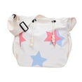 thumbnail image 3 of Bolso de hombro de gran capacidad para mujer en nailon duradero para uso diario. beige, 3 of 9