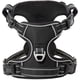 thumbnail image 3 of Arnés para perros, 3 hebillas a presión, chaleco acolchado suave para perros con 2 clips de correa de metal, arnés para mascotas reflectante ajustable sin asfixia con mango de fácil control para perro, 3 of 5