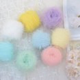 thumbnail image 5 of Zhuge Soft Plush Wool Acrylic Fancy Loop Yarn for Doll Hair Making,Crochet Knitting,Needle Felting Doll Hair | Curly Hair Coils of Wool Felt Carded Sheep Wool,Roving,Fiber(50g，A105), 5 of 5