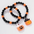 thumbnail image 2 of Halloween Bracelets Ghost Pumpkin Switch Charm Bracelets Gifts Stretch Beaded Bracelets for Women, 2 of 5