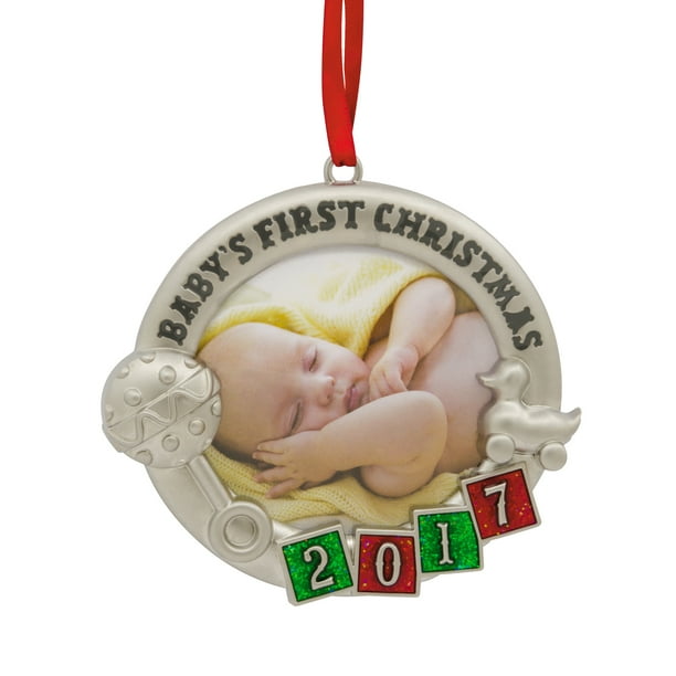 Hallmark Baby's 1st Christmas 2017 Metal Picture Frame Christmas