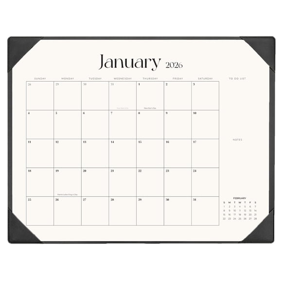 Calendario de escritorio Adronix 56 x 43 cm, 18 meses 2026-2027