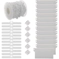 thumbnail image 1 of Vertical Blind Repair Kit, Vertical Blind Accessories, Plastic Chain Connector Top Connector 89mm Weight Slats, 1 of 5