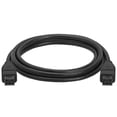 thumbnail image 2 of Cmple - 9 PIN/ 9PIN BETA FireWire 800 - FireWire 800 Cable - 6FT, Black, 2 of 2