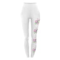 thumbnail image 4 of EQWLJWE 2024 Easter Bunny Print Workout Leggings for Women Girls Yoga Pants Slim High Waist Plus Size Compression Tights Pants(White,M), 4 of 4