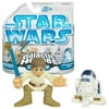 Star Wars Galactic Heroes 2008 Luke Skywalker & R2-D2 Mini Figure 2-Pack