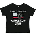 thumbnail image 3 of Inktastic When I Grow up I want to be a Firefighter Like my Aunt Boys or Girls Toddler T-Shirt, 3 of 5