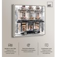 thumbnail image 2 of Fancy Car Storefront Canvas Fashion Illustration by Art Remedy, Silver Frame, 30" x 30", 2 of 7