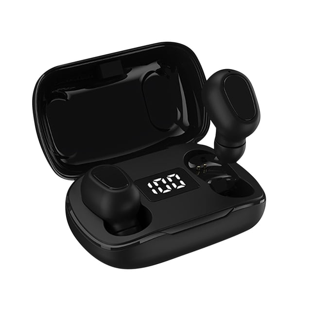 Auriculares intrauditivos Bluetooth con pantalla digital L21 Auriculares estéreo universales binaurales 5.0