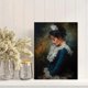 thumbnail image 2 of Qisvanset 12x16 Inch Giant Black Dog Silhouette Gothic Canvas Print Wall Art, 2 of 5