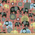 thumbnail image 2 of Ambesonne Animal Fabric by the Yard Upholstery, Modern Art, 1 Yard, Multicolor, 2 of 5