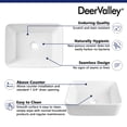 thumbnail image 2 of Lavabo de baño Deervalley DV-1V0048 Liberty Ceramic White, 2 of 9
