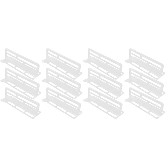 12 pcs Refrigerator Divider Shelf Dividers Multifunctional Sorting Divider Organizers