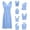 Light Blue, variant on Womens Party Dresses Sleeveless Multiway Tie Mini Dresses For Women Flirty A Line Club Dresses Summer Night Out Evening Dresses Navy