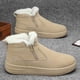 thumbnail image 2 of Botas de invierno para hombre, botas de nieve impermeables de piel para hombre, zapatos de algodón cálidos y cómodos de alta calidad, zapatillas informales antideslizantes para exteriores, 2 of 5