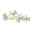 thumbnail image 5 of Unique Bargains 1 Pc Hair Clips Exquisite Rhinestone Hair Clip Hairdo Clip Gray Beige Gold Tone, 5 of 5