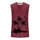 thumbnail image 4 of Hombres Casual Moda Impresión Suéter Cuello Redondo Deportes Tanque sin Mangas para Al Aire Libre Casual Diario, 4 of 5