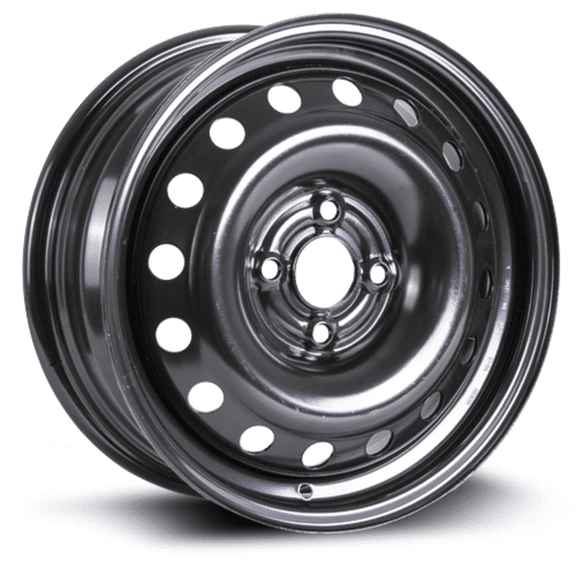 RTX Steel Rim 15X6 4X100 45 Black Finish for multi application fitment