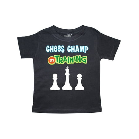 

Inktastic Chess Champ In Training Gift Toddler Boy or Toddler Girl T-Shirt