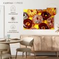 thumbnail image 5 of Elephant Stock Fresh Doughnuts Wall Art - Horizontal Canvas Wall Art - Dining Room Wall Decor - Food And Drink Canvas - Gold And Brown Decor - 48" x 32", 5 of 8