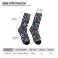 thumbnail image 2 of Fotbe Nautical Calcetas Largas con Estampado para Hombre y Mujer – Calcetas de Compresión Transpirables y Elásticas, Viajar y Uso Diario Talla 5-11, 2 of 6