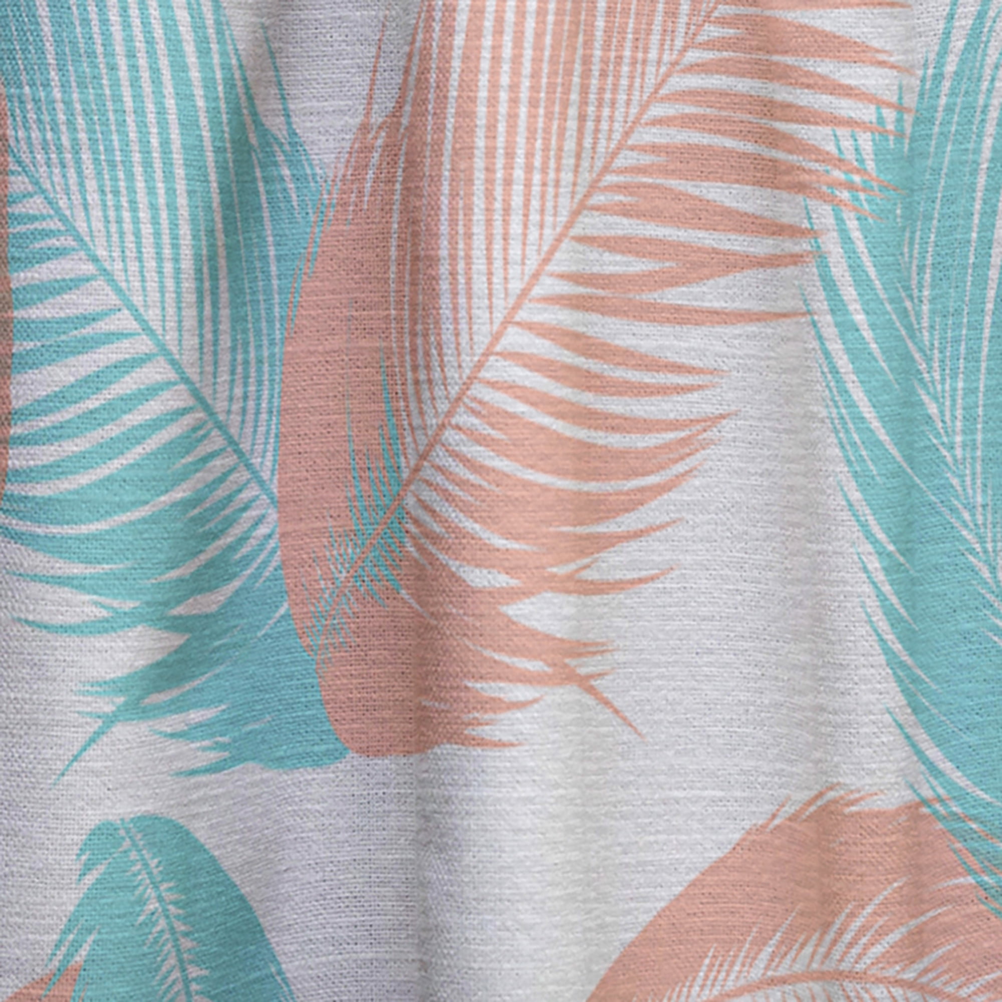 Designart 'Tropical Retro Foliage II' Mid-Century Modern Curtain Panel