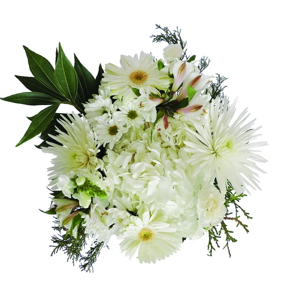 Touch of White Mix Bqt - Farm Direct Fresh Cut Flowers - 8 Pack - by Bloomingmore