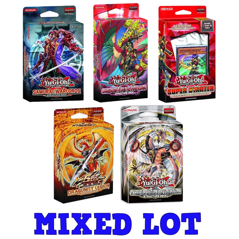 YuGiOh Cards Starter & Structure Decks MIXED LOT OF 5 DECKS