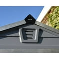 thumbnail image 3 of Palram - Canopia SkyLight 6' x 5' Polycarbonate/Aluminum Storage Shed - Gray, 3 of 9
