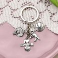 thumbnail image 6 of Soccer Basketball Keychain for Women Men Sport Bag Charm for Purse Pendant for Boy Girl Birthday Christmas Gift, 6 of 8