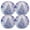 Purple, variant on Ryvnso Christmas Tree Round Plate Mats Dining Table Placemat Set of 4 for Holiday Decoration