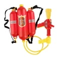 thumbnail image 2 of Mochila de bombero para niños, juguete acuático, juego de rol de bombero, regalo para niños y adultos, juego de simulación de bombero para fiestas Pulverizador rojo, 2 of 8