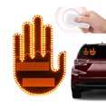 thumbnail image 4 of Señal luminosa para ventana trasera de coche, luz de gestos con los dedos, con mando a distancia, luz de advertencia, decoración divertida para coche y camión para hombres y mujeres, 4 of 5