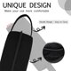 thumbnail image 3 of Estuche negro para lápices, bolsa de lápices de gran capacidad con asa, estuches para lápices con cremallera, bolsa portátil para guardar lápices, soporte para bolígrafos, papelería minimalista, organ, 3 of 5