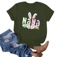 thumbnail image 1 of XWSHYW Hauts d'Été pour Femmes Mode pour Femmes Imprimé Manches Courtes Blouse Ample Drôle Col Rond T-Shirt Hauts Offres de la Semaine, 1 of 3