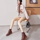 thumbnail image 4 of Medias térmicas de invierno de cintura alta elásticas opacas para mujer, pantimedias cálidas - 280 g, 4 of 5