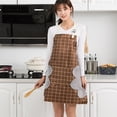 thumbnail image 4 of 2 uds. Limpiador de manos de cocina delantal a rayas para el hogar delantal grueso impermeable y a prueba de aceite MFZFUKR BST3054692-3, 4 of 6