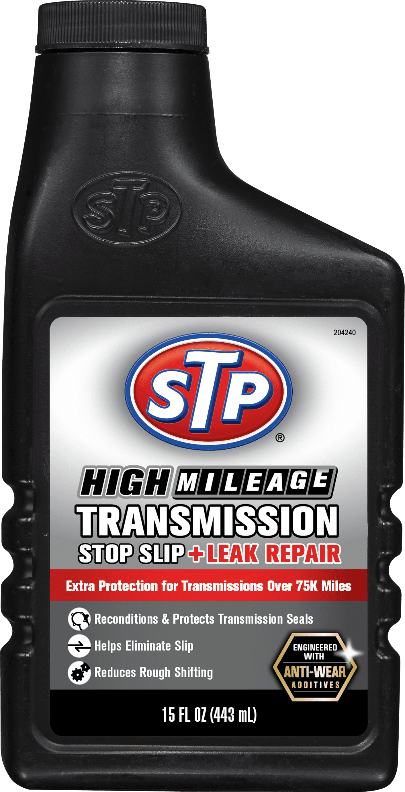 STP® High Mileage Transmission Stop Slip + Leak Repair (15 fl. oz