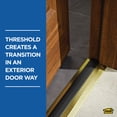 thumbnail image 4 of M-D Building Products 09159 3-3/4 in. x 3/4 in. x 72 in. Brite Gold Aluminum and Vinyl Heavy-Duty Low-Profile Threshold, 4 of 6
