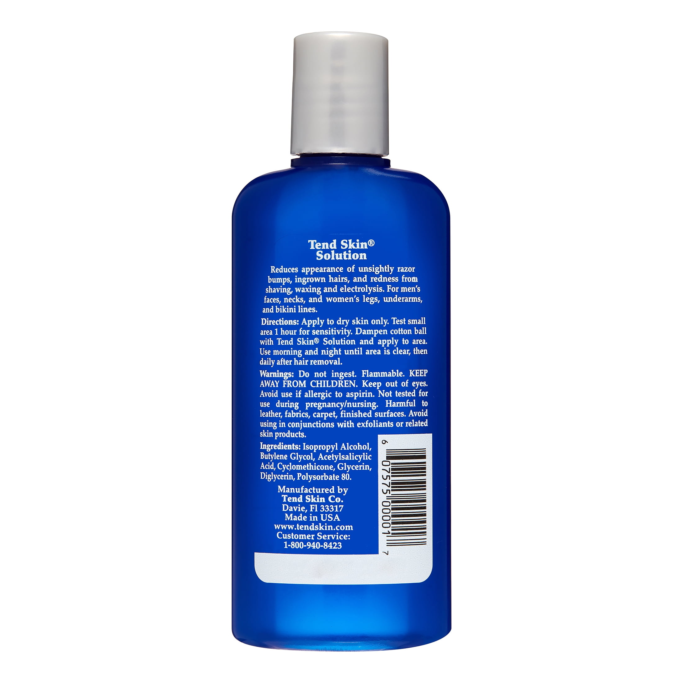 Tend Skin The Skin Care Solution For Unsightly Razor Bumps, Ingrown Hair  And Razor Burns, 8 Fl Oz Bottle