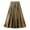 Gold, variant on SXcggal Women Fashion Casual Mid Length Skirt A Line High Waisted Pleated Skirt Daily Half Skirts Fashionable Comfortable Casual Women's Skirt