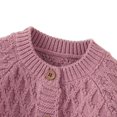 thumbnail image 3 of XBASW Toddler Baby Cardigan Sweater for Boys Girls Cable Knit Sweater Fall Winter Cardigan Jacket 0-18M, 3 of 9