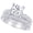 Platinum, variant on 1 Carat (ctw) Platinum Princess Cut LAB GROWN Diamond Engagement Ring Princess Allure Diamond Wedding Bridal Set (Color H-I Clarity VS1-VS2)